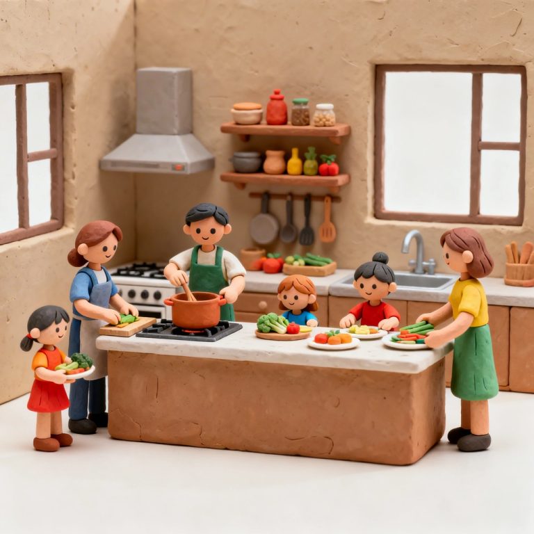 Wspólne gotowanie z rodziną